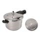 Stainless Steel Pressure Cooker, Pressure Cooker 304 Stainless Steel Thickened Universal Anti Stick Coating with Steam Rack Stovetop Pressure Cooker for Gas Stove Induction (30cm