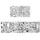 Niaocpwy Cats and Dogs Black White Pattern