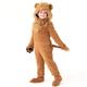 MODRYER Kids Lion Costume Cosplay Animal Jumpsuit With Hood, Gloves, Footmuffs Boys Girls Halloween Animal Dress Up Stage Show Novelty Suit Masquerade Onesies,Brown-S/110~125