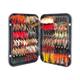 Fly Fishing Fly Fishing Baits Anglers with Storage Box Handmade Trout Lures Fly Fishing Lures Set Fishing Tackle Tools, 120 pieces