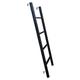 Bunk Bed Ladder Muli-ti Color Bunk Bed Ladder with Hooks, 116cm / 130cm / 140cm / 150cm / Loft Bed Bunk Ladder with Metal Frame for Motorhome Motorhome Attic Stairs (Colour: Black, Size