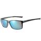 Cyxus Sunglasses Men Women Square Polarised Sunglasses UV400 Protection for Driving Fishing Travel P1139, blue