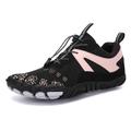 Unisex Breathable Barefoot Shoes Water Shoes Men Women FiveFingers Shoes Breathable Fitness Shoes Women Men Beach Shoes Men Women Hiking Shoes (Color : Black Pink, Size : 5.5 UK)