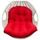 YANNINGOU Cushions Hanging Chair Cushion, Replacement Cushion For Hanging Chair, For Hanging Chair, Cushion, Hanging Basket, Swing Basket, Garden Chair Cushion (Color : B, Size : 120 * 80CM)