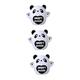 Abaodam 3pcs Panda Piggy Bank Table Top Decor Panda Shape Piggy Bank Plastic Container Plastic Piggy Bank Kid Room Decor Boys Piggy Banks for Keepsake Money Box Pvc Cartoon Child