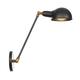 WYFDCL Retro Modern Wall Lights Indoor Adjustable Wall Lamp E27 Vintage Iron Lampshade Industrial Sconce Lighting for Bedroom Living Room Bar Coffee Restaurant (Black) (Style B) elegant