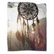 Dreamcatcher Blanket,Colorful Feathers Perfect Sofa Bed Cover 80x90inch(200x230cm),soft And Comfortable to The Touch,suitable for Keeping The Whole Family Warm