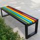 Outdoor bench,wrought iron bench,benches for outside,patio benches,garden bench,porch benches,metal bench outdoor,Slatted Seat,without backrest,weather proof,for Outdoor Porch, Lawn, Balcony, Backyard