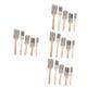 UKCOCO 20 Pcs Paint Brush Tool Brushes for Painting Art Brushes Industrial Painting Brush Painting Brushes Wood Handle Brushes Multipurpose Brush Set Household Products 5 Piece Set Wooden