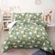 Coverless Duvet Matcha Green Tulip Coverless Duvet King Size Microfiber Bedspreads King Size Lightweight Quilted Bedspreads All Seasons Comforter Soft Quilted Throw+2 Pillowcases(50x75cm) 240x220cm