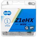 KMC Z1ehx Breite Kette, Unisex, BZ1EWEP12, grau, 1/2" x 1/8"