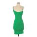 H&M Casual Dress - Mini: Green Dresses - New - Women's Size Small