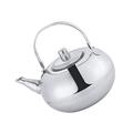 Stainless Steel Teapot Kettle Water Boiler Tea Kettle Stainless Steel Tea Pot Coffee Water Small Kettle for Stovetop Induction Stove Top 2L Insulated Water Pot Kettle Water Boiler (Color : S (Color