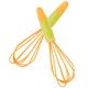 2Pcs Silicone Whisk Egg Beater Cream Whisk Butter Blender Manual Wire Whisk Stirrer Kitchen Egg Blender Gadget Tools