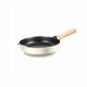 WBDHEHHD Aluminum Frying Pan, Non-Stick Frying Pan, Steak, Egg Pan, Household 26 Cm White, Suitable for Gas Stove, Induction Cooker