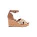 Crown Vintage Wedges: Tan Shoes - Women's Size 6 1/2