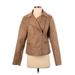 Ci Sono Faux Leather Jacket: Brown Jackets & Outerwear - Women's Size Small
