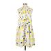 Kate Spade New York Casual Dress - Popover: Yellow Print Dresses - Women's Size Small