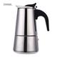 Coffee Tools Stainless Steel Coffee Maker Coffee Pot Moka Pot Geyser Coffee Makers Kettle Coffee Brewer Latte Percolator Stove Coffee Machines (Color : 200ml)