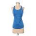 Adidas Active Tank Top: Blue Activewear - Women's Size Small