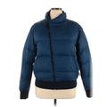 Oiselle Snow Jacket: Blue Solid Activewear - Women's Size X-Large