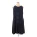 Anne Klein Casual Dress - Shift: Blue Stars Dresses - Women's Size 16