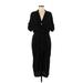 Zara Casual Dress - Midi: Black Dresses - Women's Size Medium