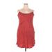 J.Crew Casual Dress - Slip dress: Red Dresses - Women's Size 20