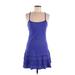Body Glove Casual Dress - DropWaist: Purple Dresses - Women's Size Medium