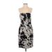 Banana Republic Casual Dress: Black Print Dresses - Women's Size 4