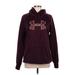 Under Armour Pullover Hoodie: Burgundy Solid Tops - Women's Size Large