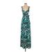 Tart Casual Dress - Maxi: Teal Dresses - New - Women's Size X-Small
