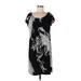 R&K Casual Dress - Shift: Black Print Dresses - Women's Size 12