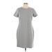 Calvin Klein Casual Dress: White Dresses - Women's Size 12