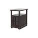 VEROSAL End Table w/ Hidden Charging, Side Table w/ Storage In Living Room & Bedroom, Power Outlet & Type-C & USB Ports Wood in Brown | Wayfair