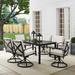 Crosley Kaplan 7Pc Outdoor Dining Set - 122"W x 99"D x 37"H