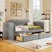 Silver Nailhead Trim Daybed - Twin
