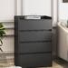 Ebern Designs Guopeng 4 - Drawer Dresser in Black | 38.38 H x 25.59 W x 15.75 D in | Wayfair B75C0333FD8A432595AF3AC552E1D96C