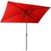 Arlmont & Co. Rectangular Patio Umbrella 6.5 Ft. X 10 Ft. w/ Tilt | Wayfair 2BF499C0760E4BD4845BB1816AA44C20
