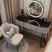 Everly Quinn Home Dressing Table w/ Mirror Bedroom Modern Minimalist Multifunctional Storage Cabinet Makeup Table Household Furniture | Wayfair