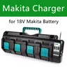 Per Makita 18V 14.4V 4A doppio caricabatteria agli ioni di litio DC18RD DC18SF per Makita 14.4V 18V