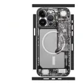 3M X Ray Design Skin per iPhone 12 13 14 15 Pro Max Plus Pellicola proteggi schermo posteriore Cover X-ray Tear Imbottiture Wrap Adesivo opaco