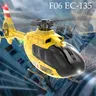 Parkten f06 (ec135 1/36) 2 4g rc Hubschrauber 6ch 6g ohne Querruder bürstenlose Motor arobatische