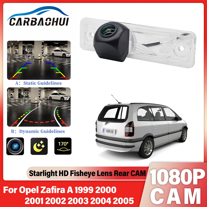 Nachtsicht CCD Full HD Hohe Qualität RCA Auto Parkplatz Rückansicht Kamera Für Opel Zafira EINE 1999 2000 2001 2002 2003 2004 2005 Image