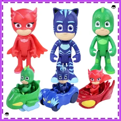 Viel pj Owlette Figur Catboy Maske Figur und Gekko Spielzeug Action figur Pack Bundle PVC Spiel