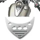 Chrom Aluminium Motorrad Armaturen brett Abdeckung Schutz für kawasaki vn900 classic/lt custom