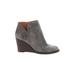 Lucky Brand Ankle Boots: Gray Shoes - Women's Size 6 1/2