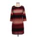 Studio One Casual Dress - Sheath: Red Ombre Dresses - Women's Size 10 Petite