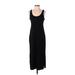 J.Crew Factory Store Casual Dress - Maxi: Black Solid Dresses - Women's Size Small