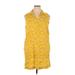 Cynthia Rowley TJX Casual Dress - Popover: Yellow Dresses - Women's Size 14